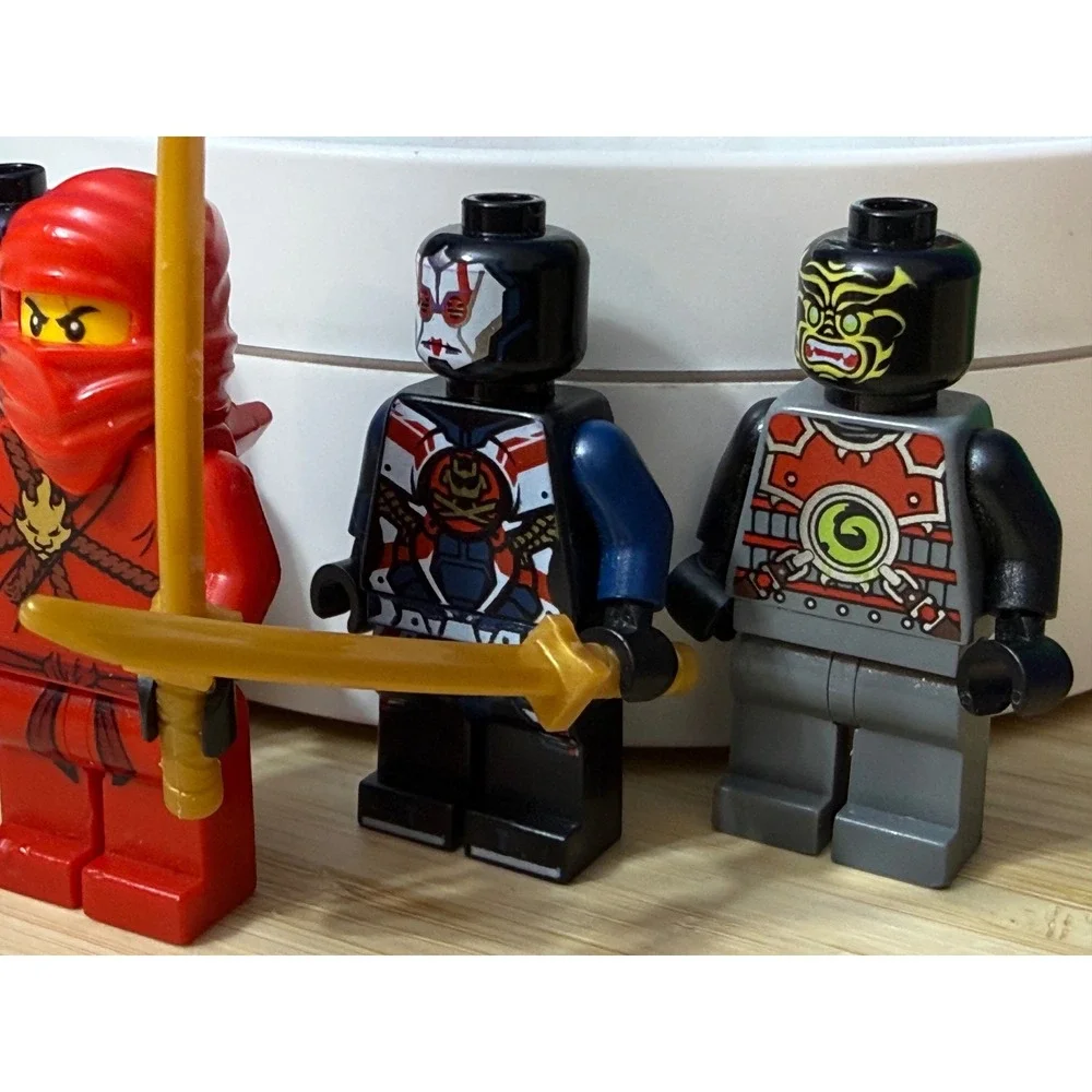 LEGO Ninjago Minifigure Lot 10pc Kai Zane Serpentine Nindroid Figures